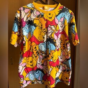 Tokyo Disney Resort Winnie the Pooh all over print graphic tee